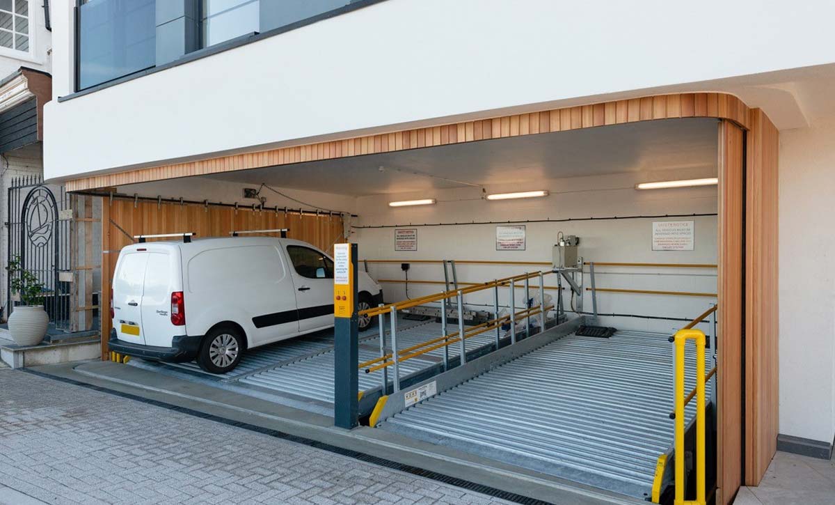 Elevating door aesthetics for car lift garages